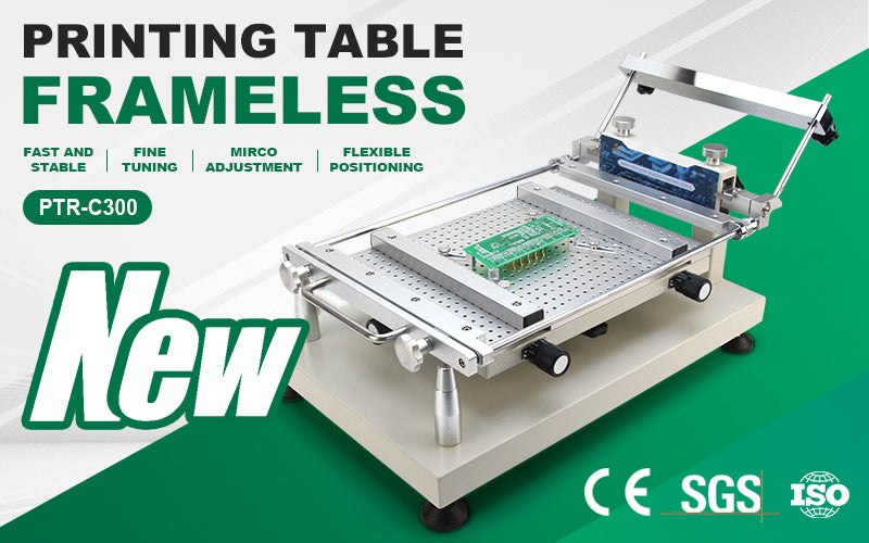 New Arrival - Manual SMT Solder Paste Printer for Frameless Stencils