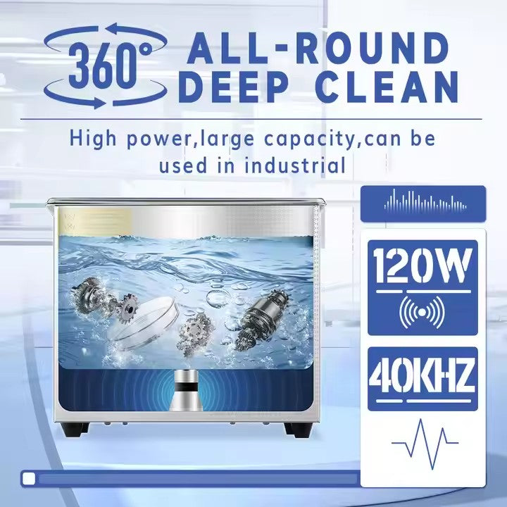 Digital Ultrasonic Cleaner – Multiple Tank Sizes (1.3L-30L) | 40 kHz Deep Cleaning