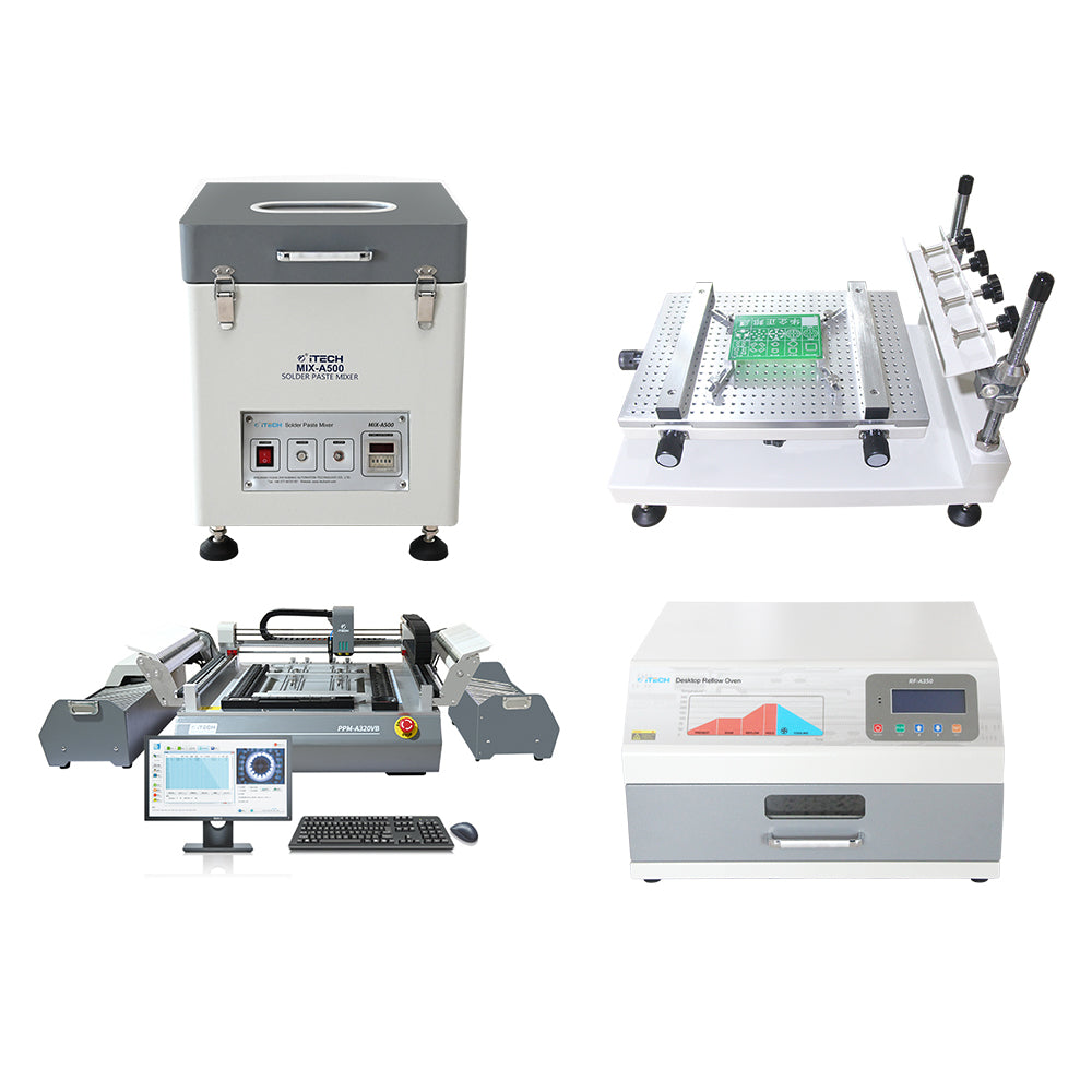 SMD Pick and Place Machine Solution with PCB Reflow Oven for SMT Assembly line