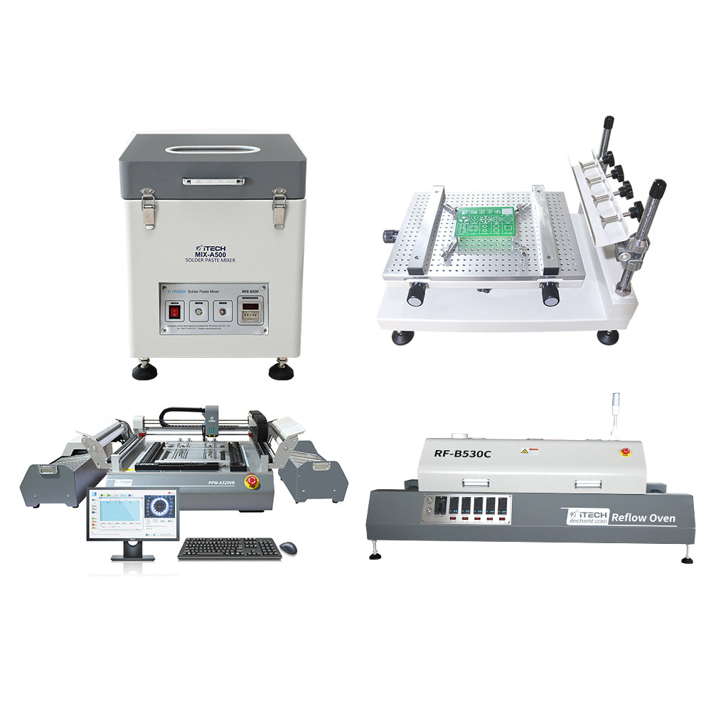 SMT Pick and Place Machine and Reflow Oven Solution