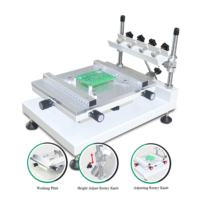 iTECH PTR-A300 High Precision Solder Paste Printer for PCB Line