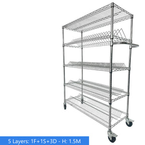 ESD SMT Reel Rack – Anti-Static Storage & Handling Cart for SMD Component Reels