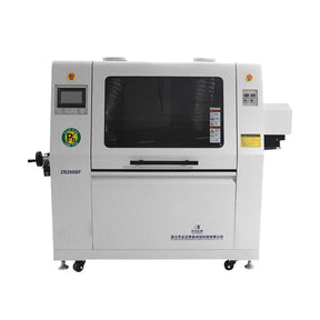 ZB200BF Mini Lead-Free Wave Soldering Machine | Compact Automatic PCB Through-Hole Soldering System for Small Batch Production