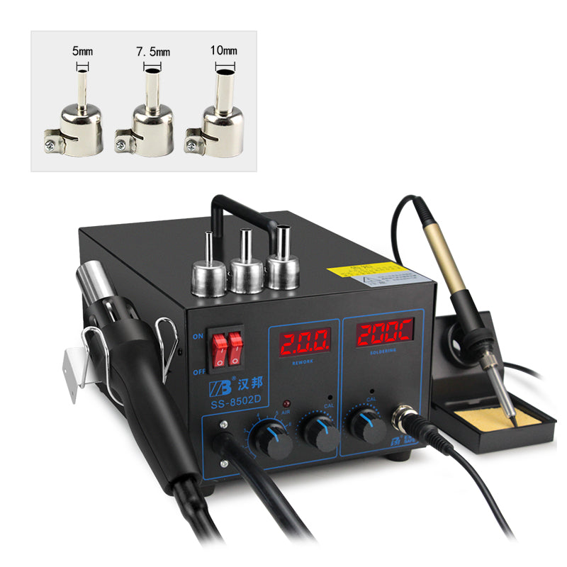 SS-8502D 2 IN 1 Soldering Station