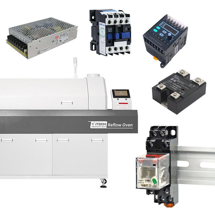 iTECH RF-C835C 8 Zones Hot Air SMT Convection Reflow Oven with Chain